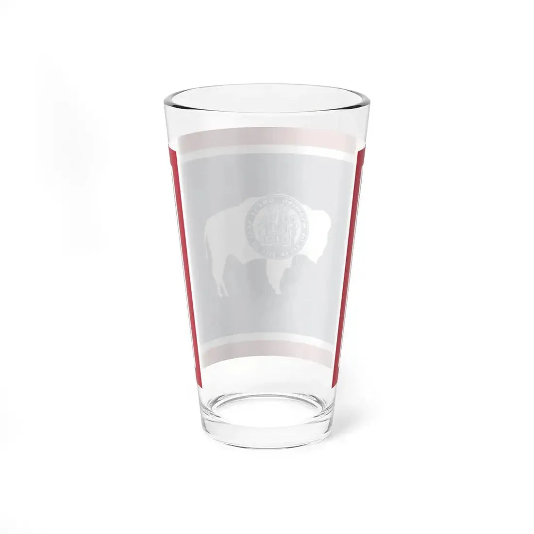 Flag of Wyoming (United States) Pint Glass 16oz - Go Mug Yourself