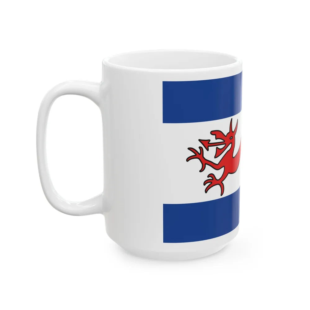 Flag of Y Wladfa (Argentina) White Coffee Mug - Go Mug Yourself