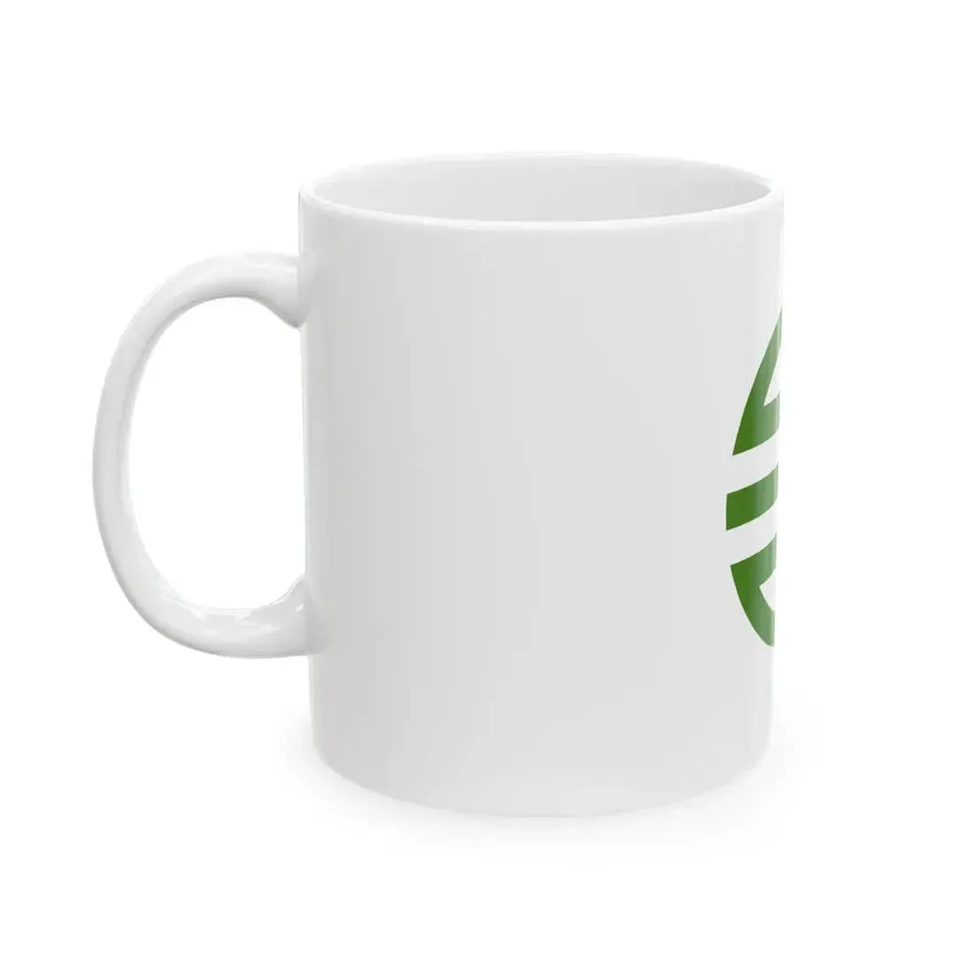Flag of Yabuki Fukushima (Japan) White Coffee Mug - Go Mug Yourself