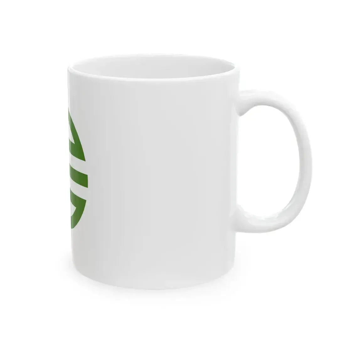 Flag of Yabuki Fukushima (Japan) White Coffee Mug - Go Mug Yourself