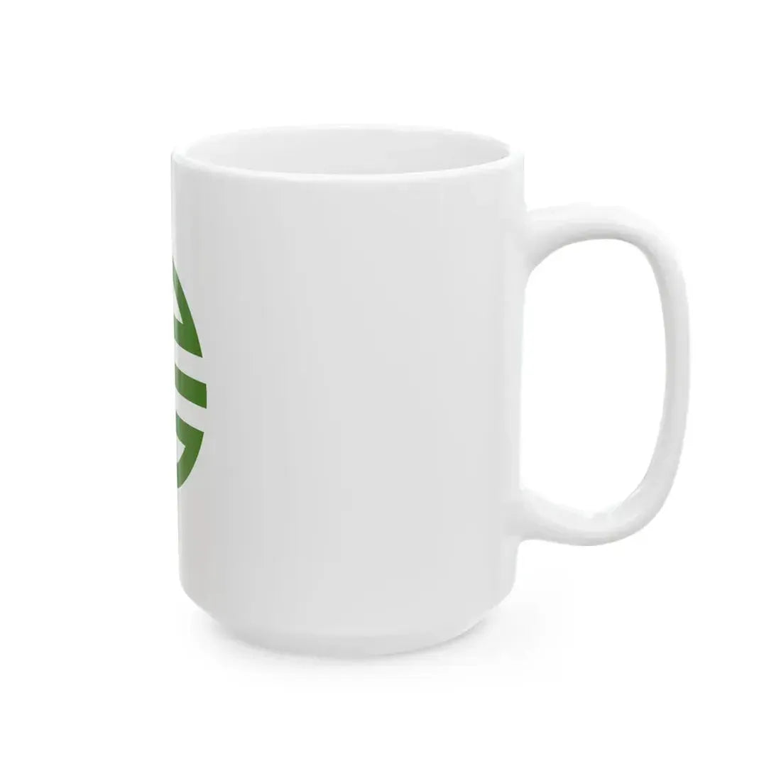 Flag of Yabuki Fukushima (Japan) White Coffee Mug - Go Mug Yourself