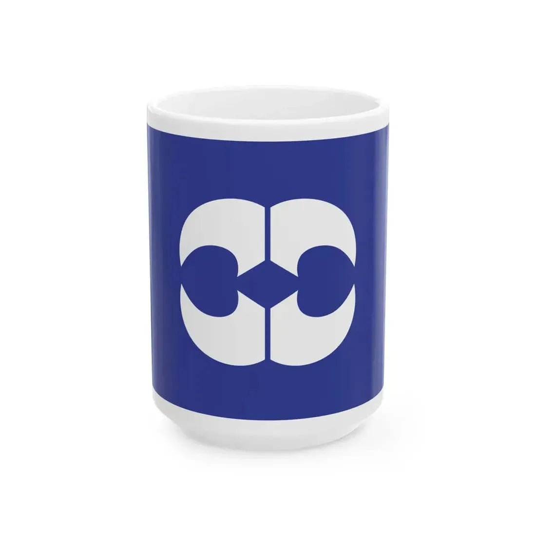 Flag of Yachimata Chiba (Japan) White Coffee Mug 15oz - Go Mug Yourself