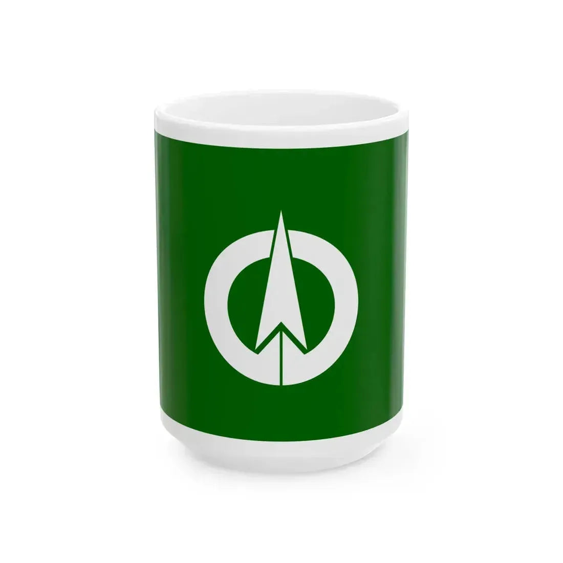 Flag of Yaita Tochigi (Japan) White Coffee Mug 15oz - Go Mug Yourself