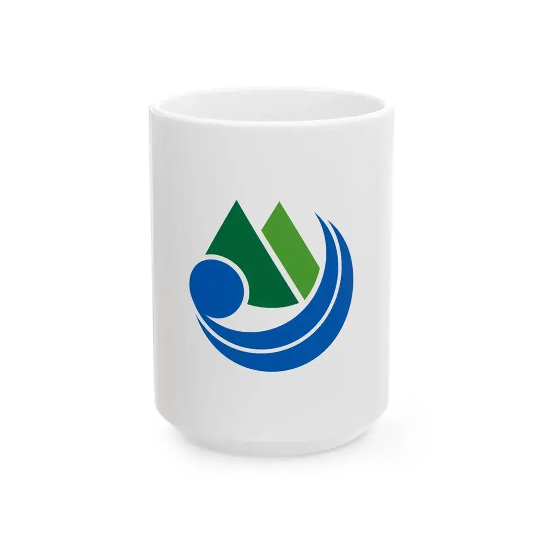 Flag of Yakushima Kagoshima (Japan) White Coffee Mug 15oz - Go Mug Yourself