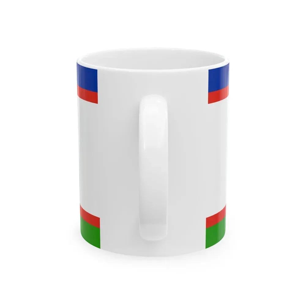 Flag of Yakutsk Russia - White Coffee Mug - Go Mug Yourself