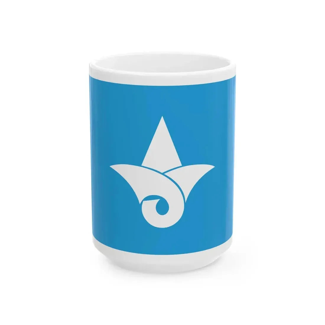 Flag of Yamada Iwate (Japan) White Coffee Mug 15oz - Go Mug Yourself