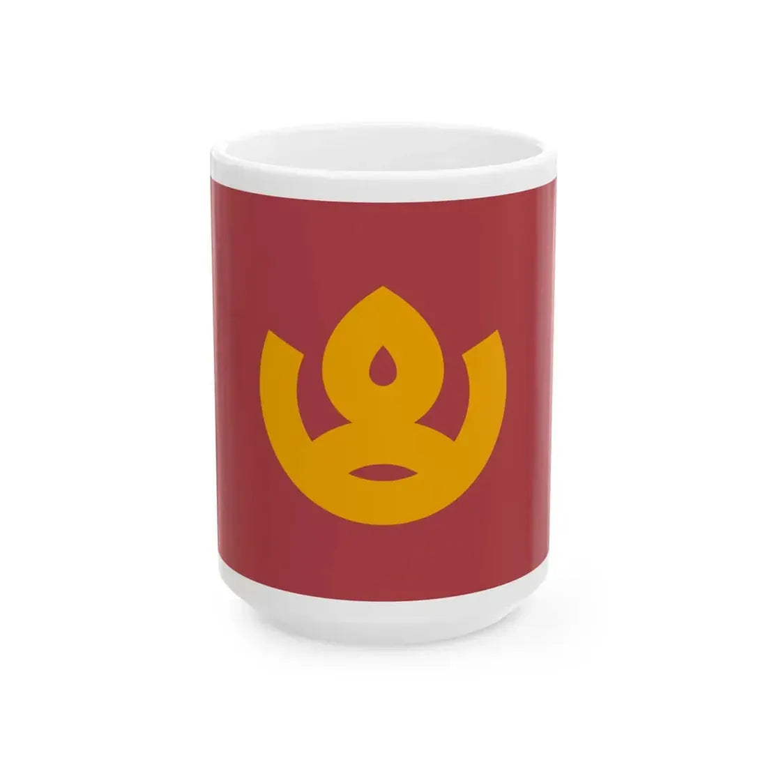 Flag of Yamaga Kumamoto (Japan) White Coffee Mug 15oz - Go Mug Yourself