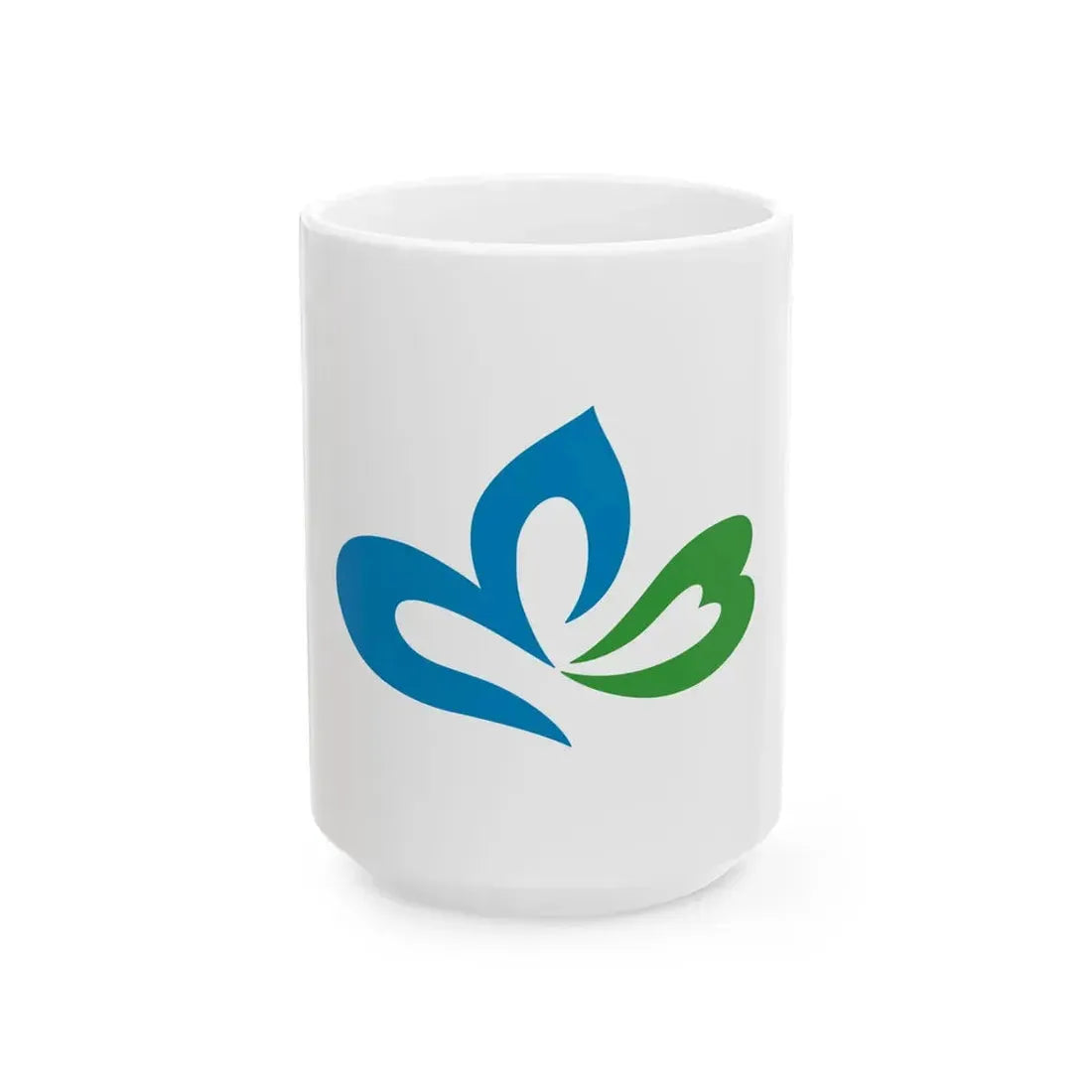 Flag of Yamagata Gifu (Japan) White Coffee Mug 15oz - Go Mug Yourself