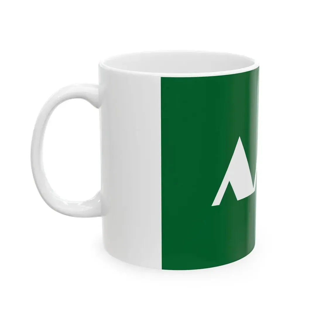 Flag of Yamagata Prefecture 1963-1971 (Japan) White Coffee Mug - Go Mug Yourself