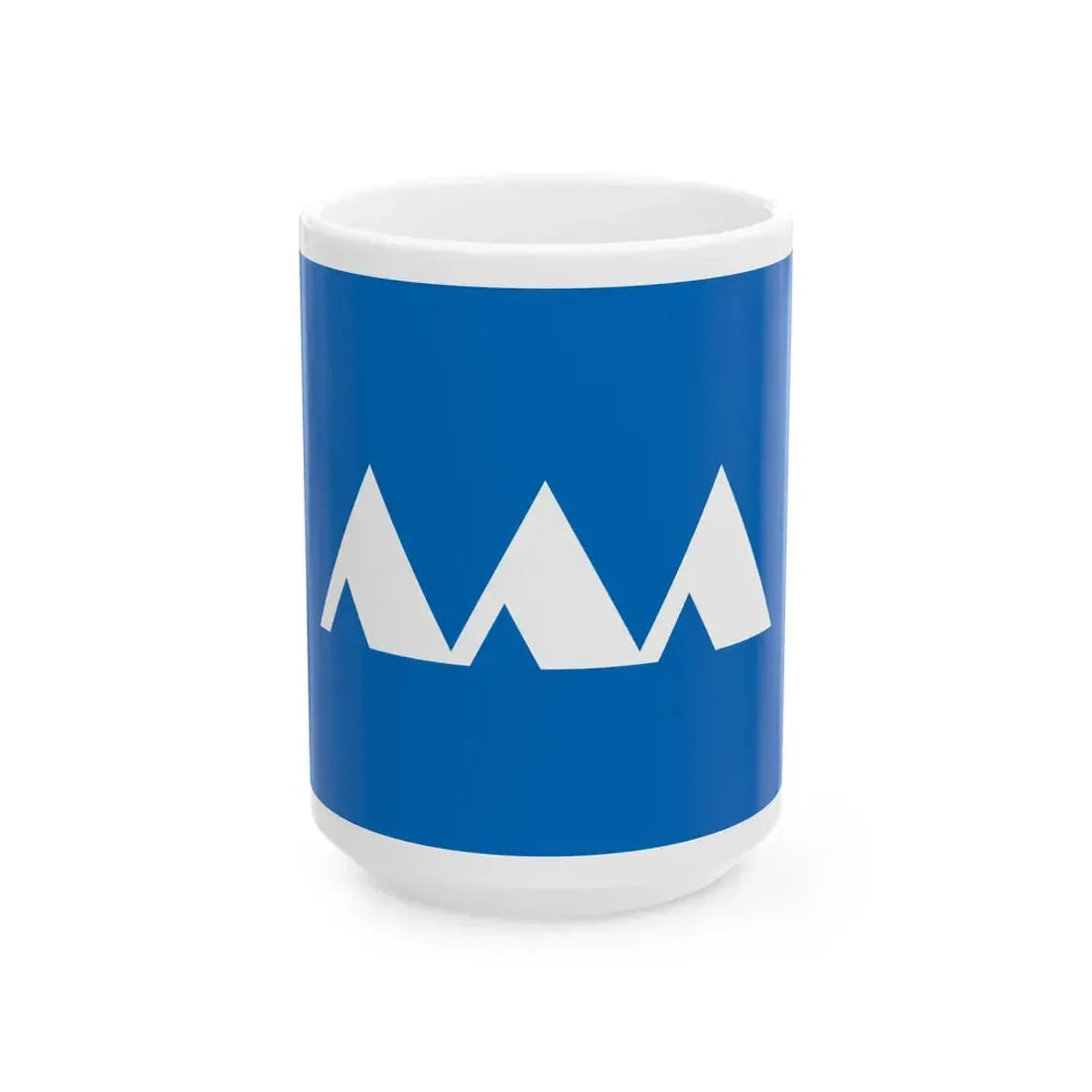 Flag of Yamagata Prefecture (Japan) White Coffee Mug 15oz - Go Mug Yourself