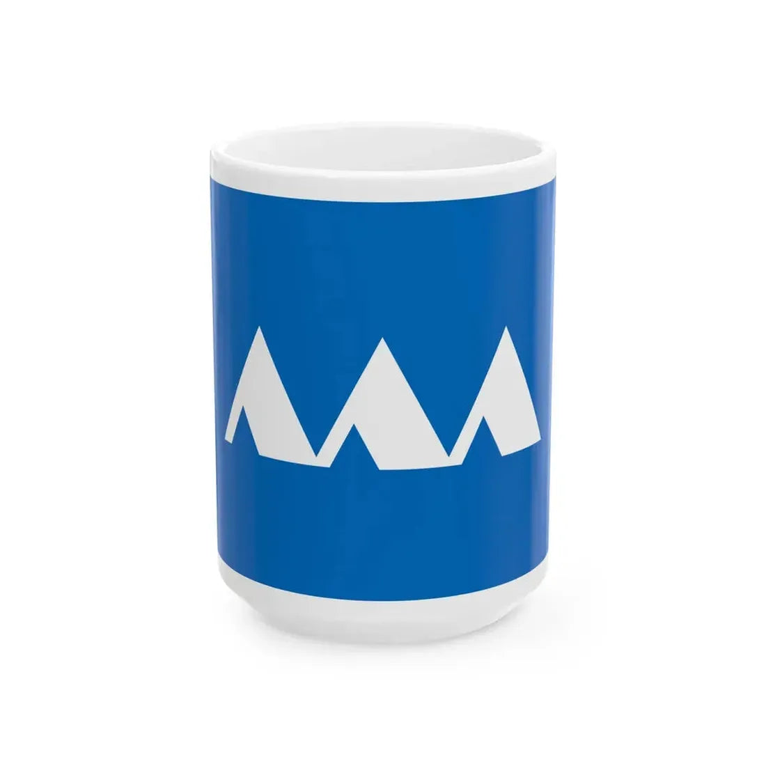 Flag of Yamagata Prefecture Japan - White Coffee Mug 15oz - Go Mug Yourself