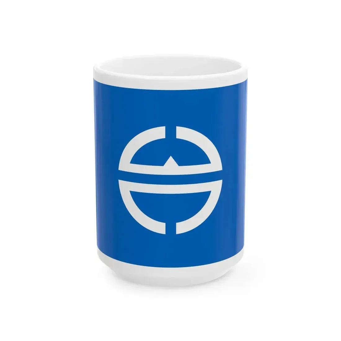 Flag of Yamamoto Miyagi (Japan) White Coffee Mug 15oz - Go Mug Yourself