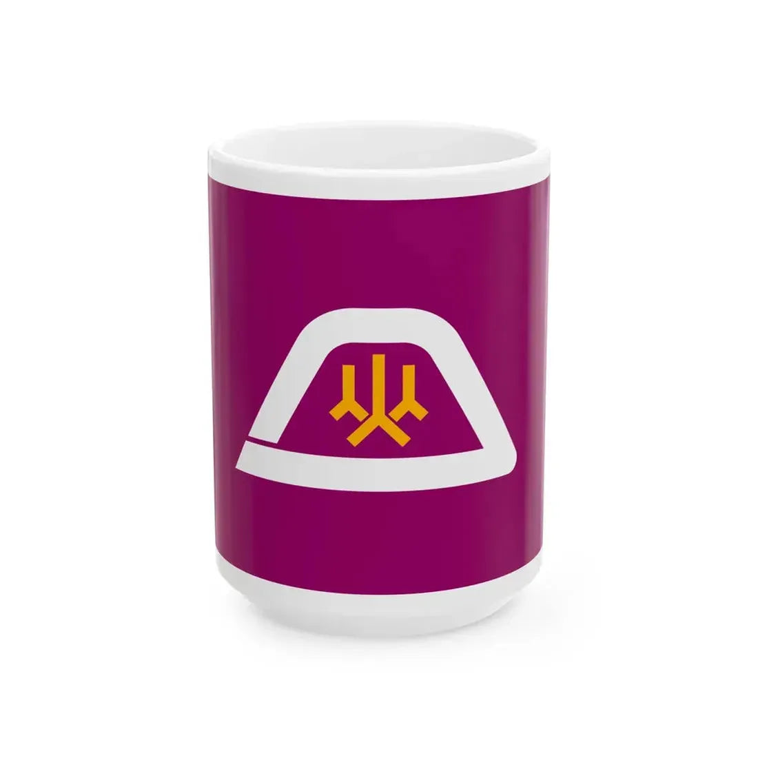 Flag of Yamanashi Prefecture (Japan) White Coffee Mug 15oz - Go Mug Yourself