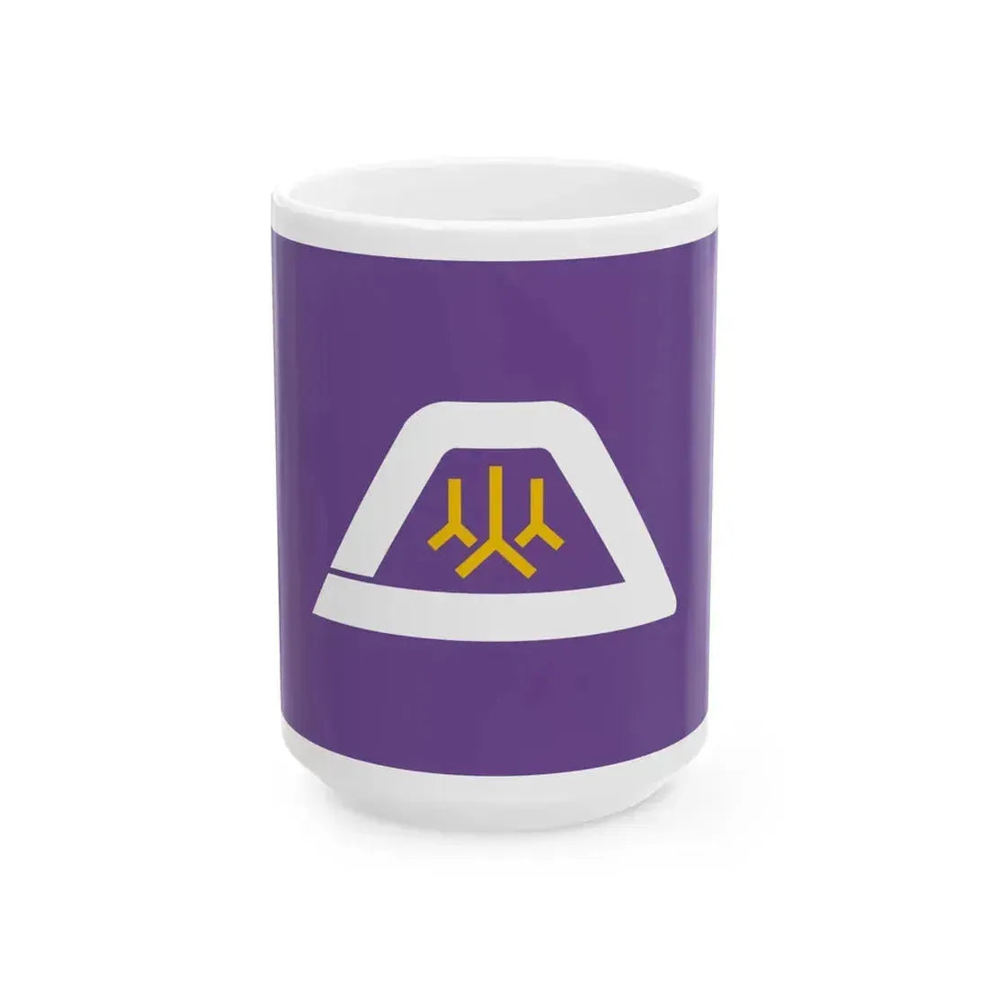 Flag of Yamanashi Prefecture Japan - White Coffee Mug 15oz - Go Mug Yourself