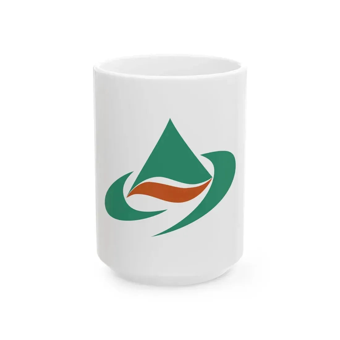 Flag of Yamato Kumamoto (Japan) White Coffee Mug 15oz - Go Mug Yourself