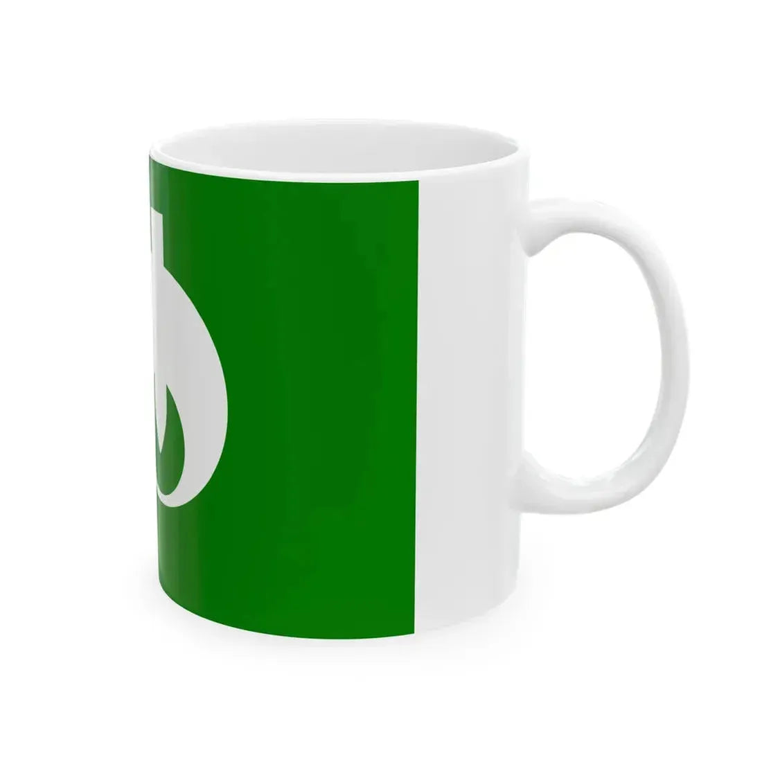 Flag of Yamatsuri Fukushima (Japan) White Coffee Mug - Go Mug Yourself