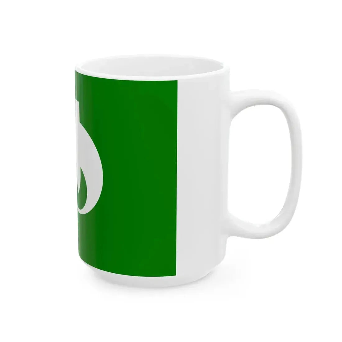 Flag of Yamatsuri Fukushima (Japan) White Coffee Mug - Go Mug Yourself