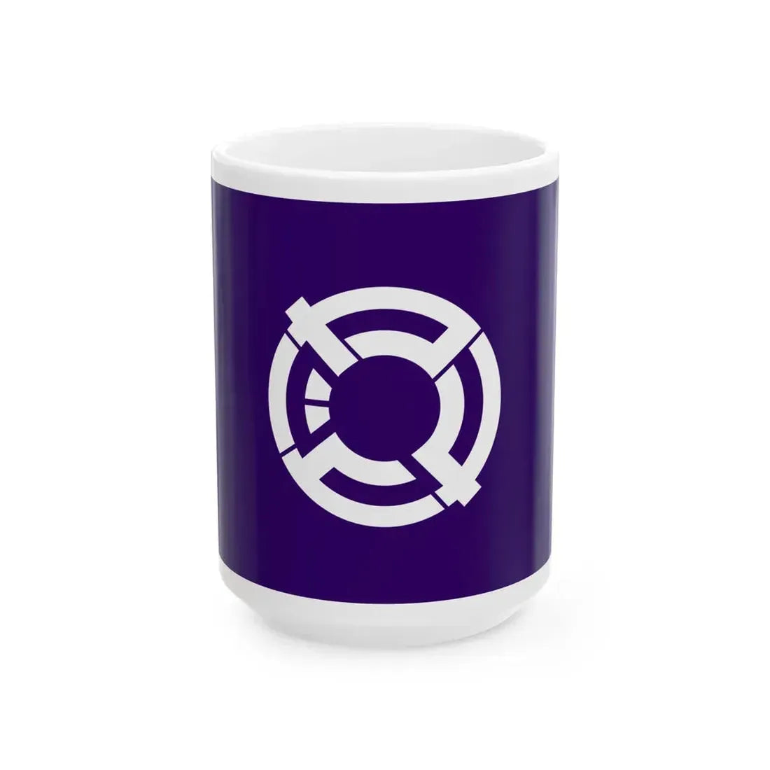 Flag of Yanaizu Fukushima (Japan) White Coffee Mug 15oz - Go Mug Yourself