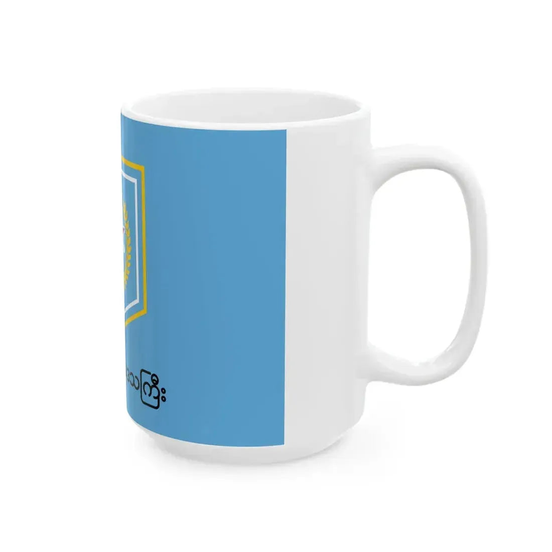Flag of Yangon Region 2011-2022 (Myanmar) White Coffee Mug - Go Mug Yourself