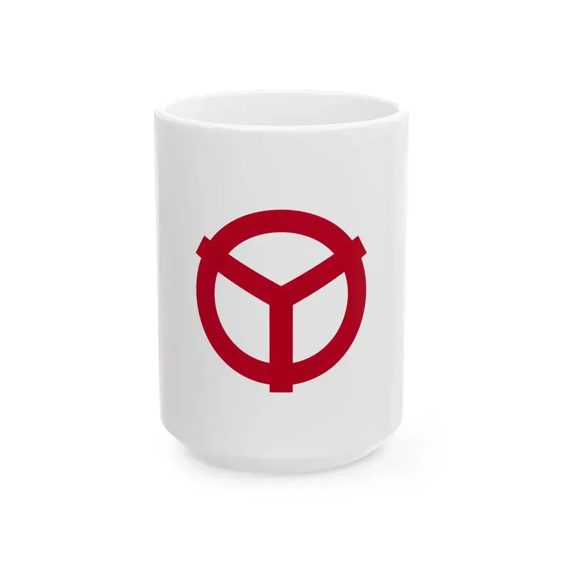 Flag of Yao Osaka (Japan) White Coffee Mug 15oz - Go Mug Yourself