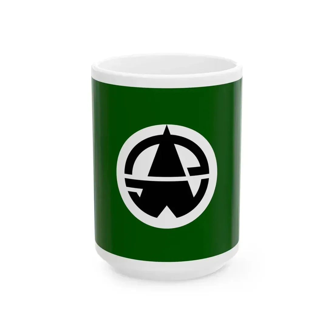 Flag of Yasuoka Nagano (Japan) White Coffee Mug 15oz - Go Mug Yourself