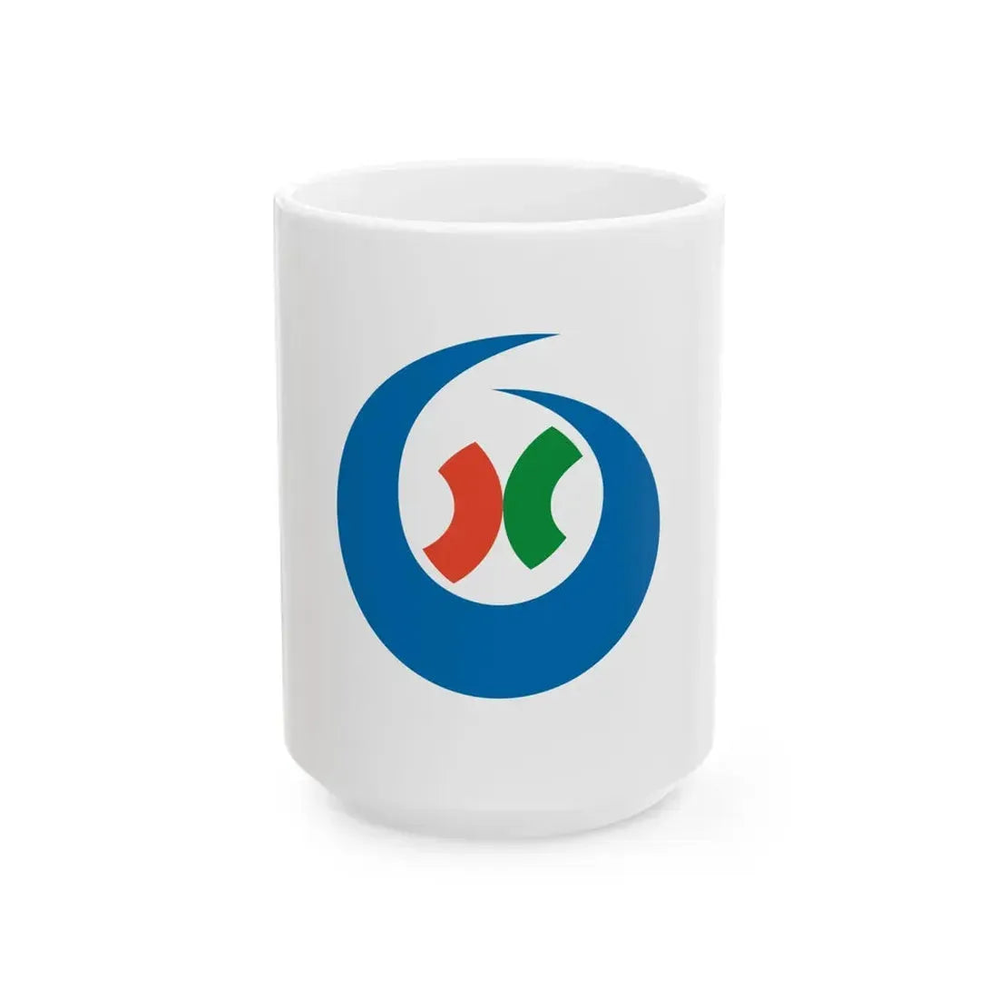 Flag of Yatsushiro Kumamoto (Japan) White Coffee Mug 15oz - Go Mug Yourself