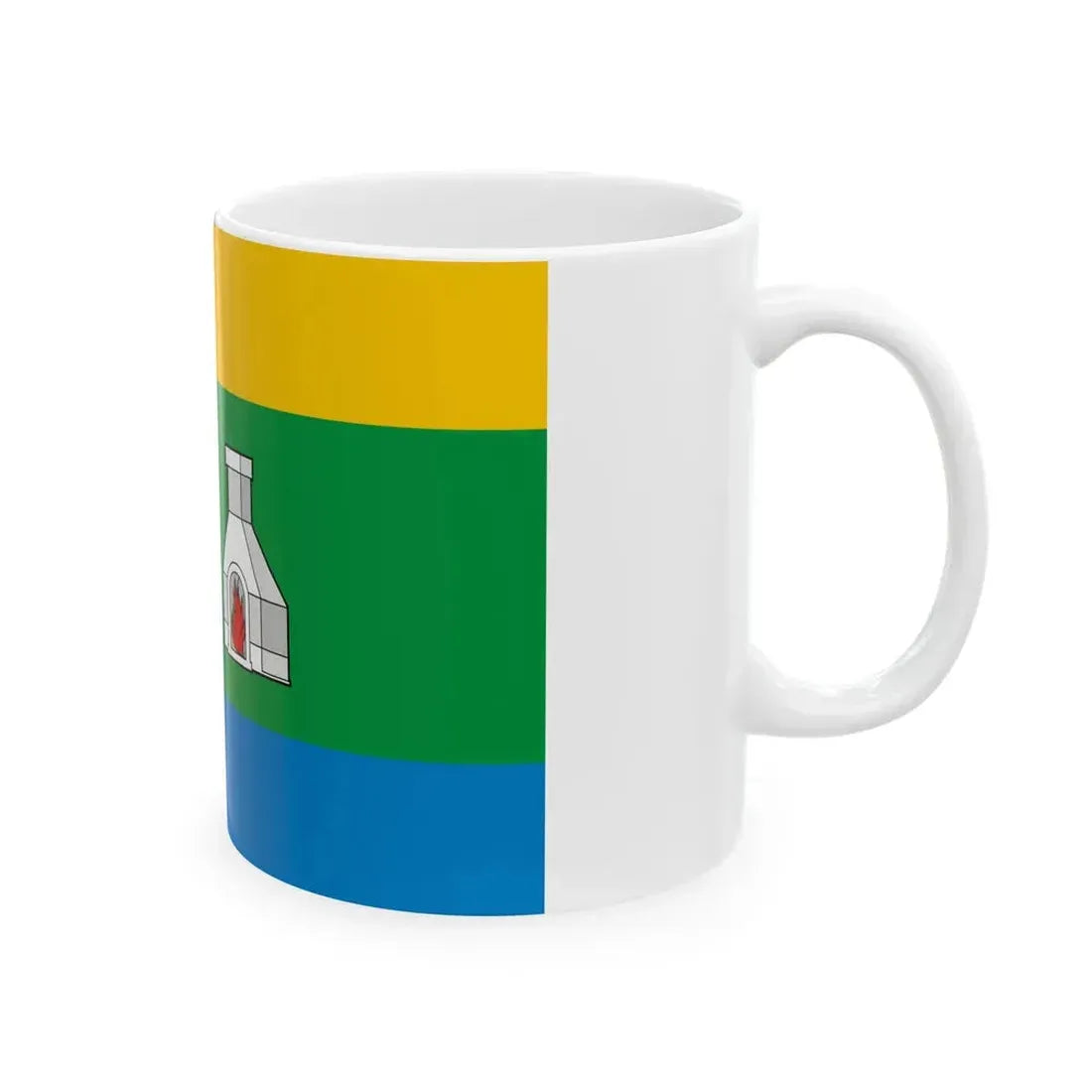 Flag of Yekaterinburg Russia - White Coffee Mug - Go Mug Yourself
