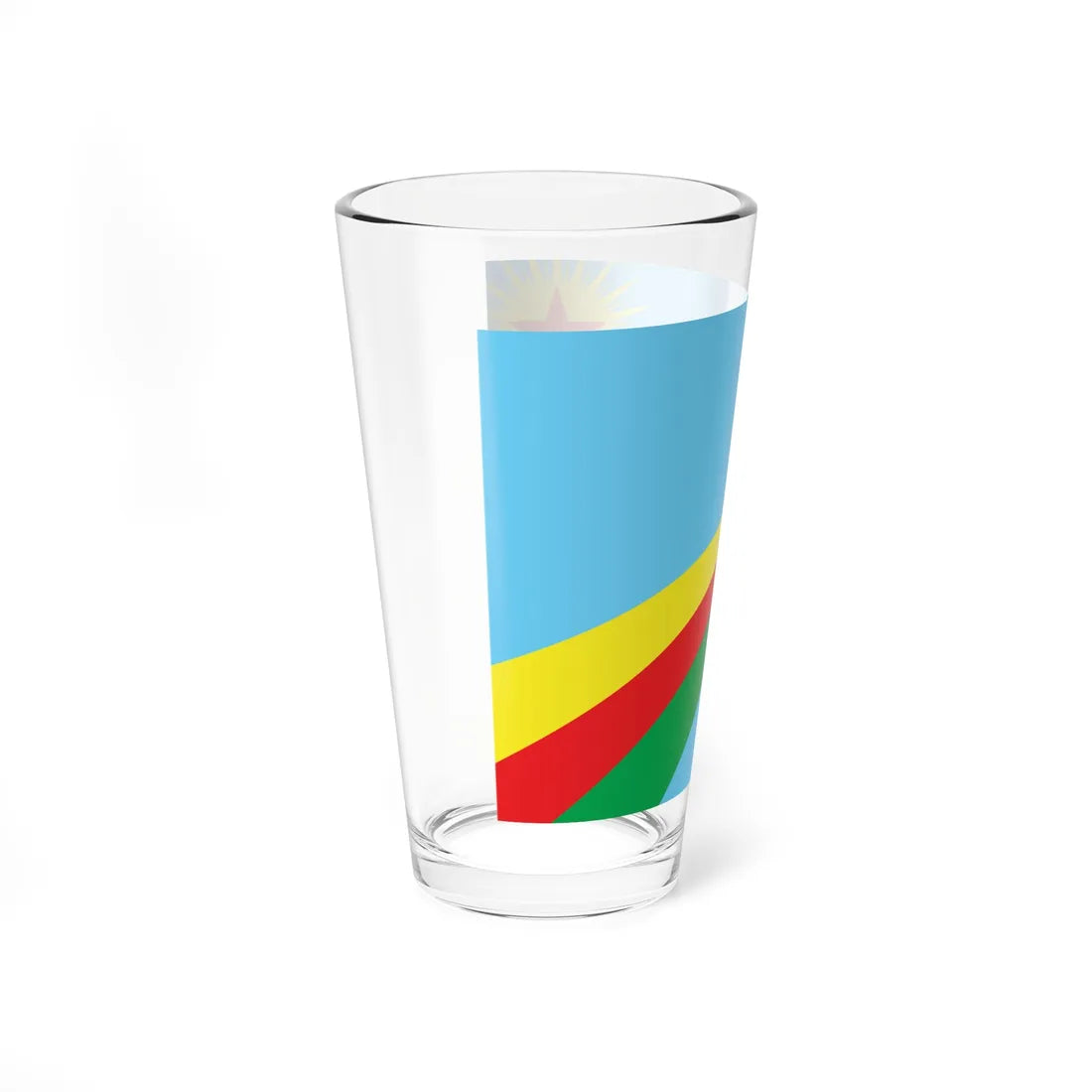 Flag of Yekitiya Star (Syria) Pint Glass 16oz - Go Mug Yourself