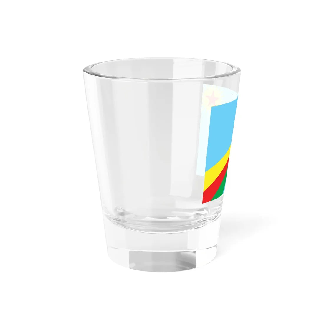 Flag of Yekitiya Star (Syria) Shot Glass 1.5oz - Go Mug Yourself