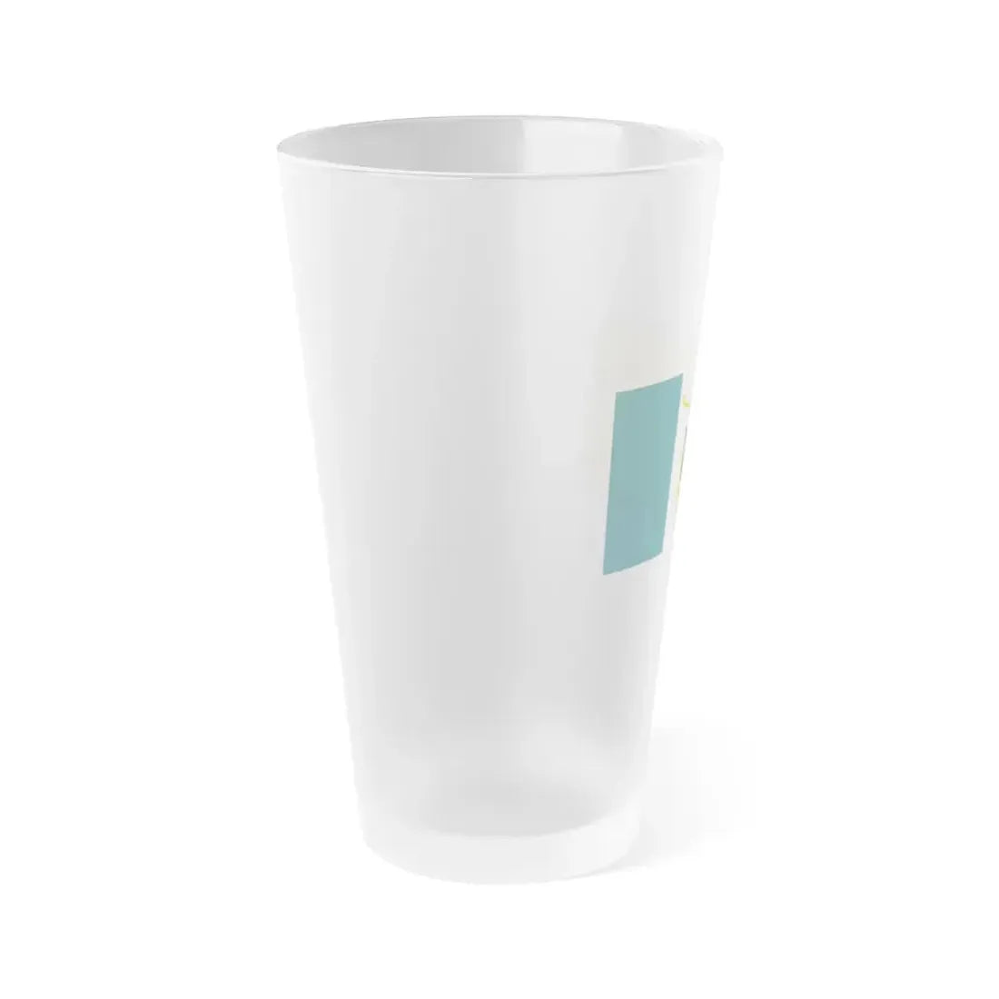 Flag of Yellowknife NWT Canada - Frosted Pint Glass 16oz - Go Mug Yourself