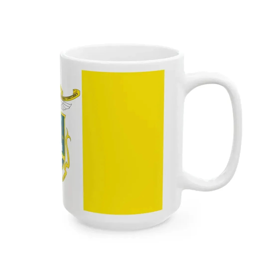 Flag of Yellowknife NWT Canada - White Coffee Mug - Go Mug Yourself