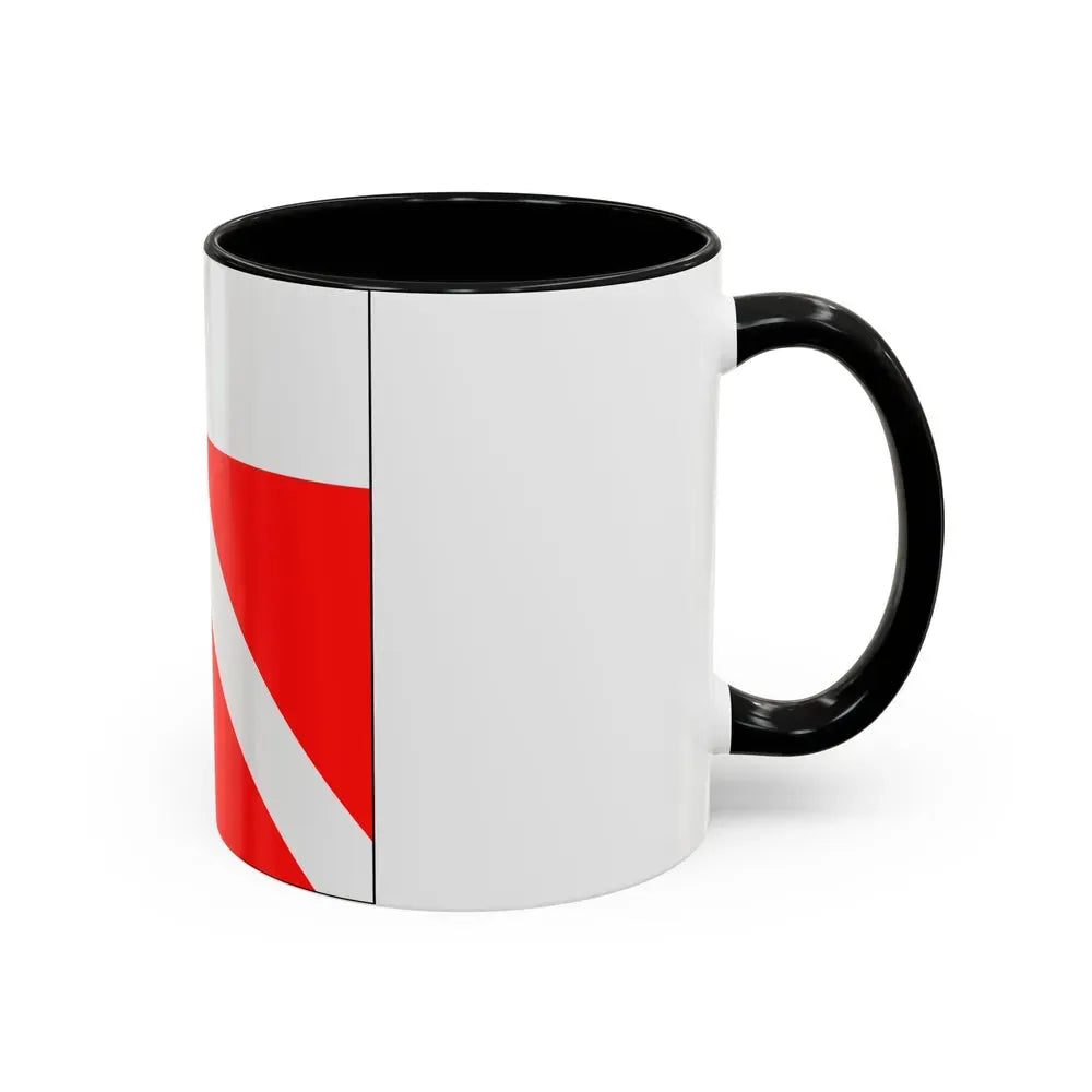 Flag of Yens Switzerland - Accent Coffee Mug - Go Mug Yourself