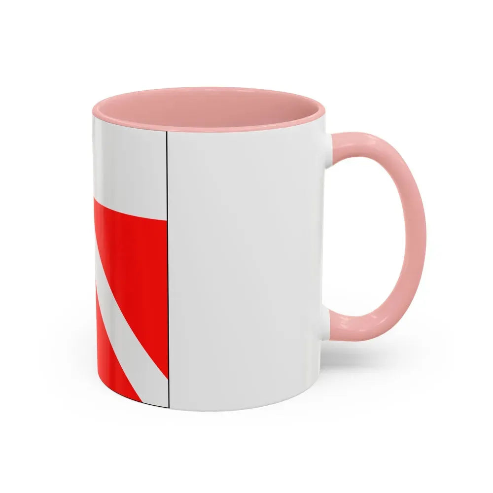 Flag of Yens Switzerland - Accent Coffee Mug - Go Mug Yourself