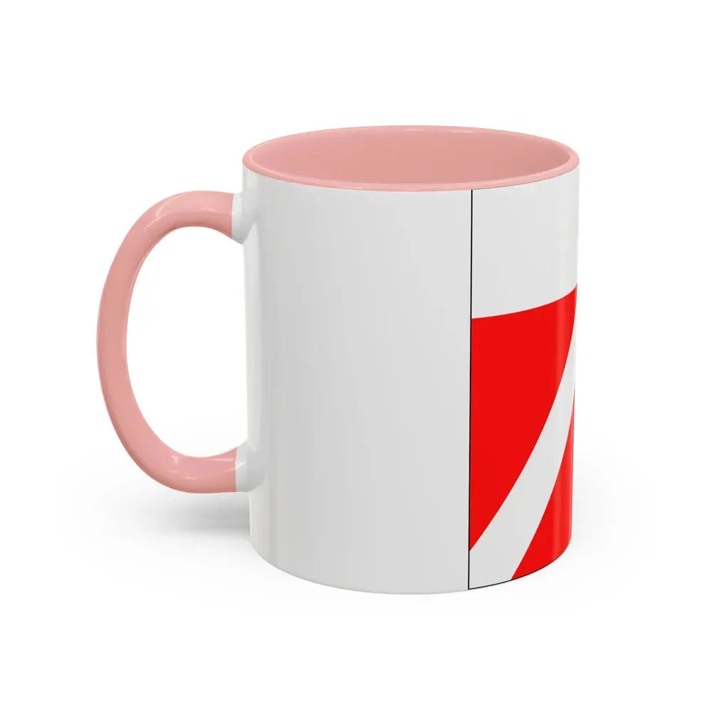 Flag of Yens Switzerland - Accent Coffee Mug - Go Mug Yourself
