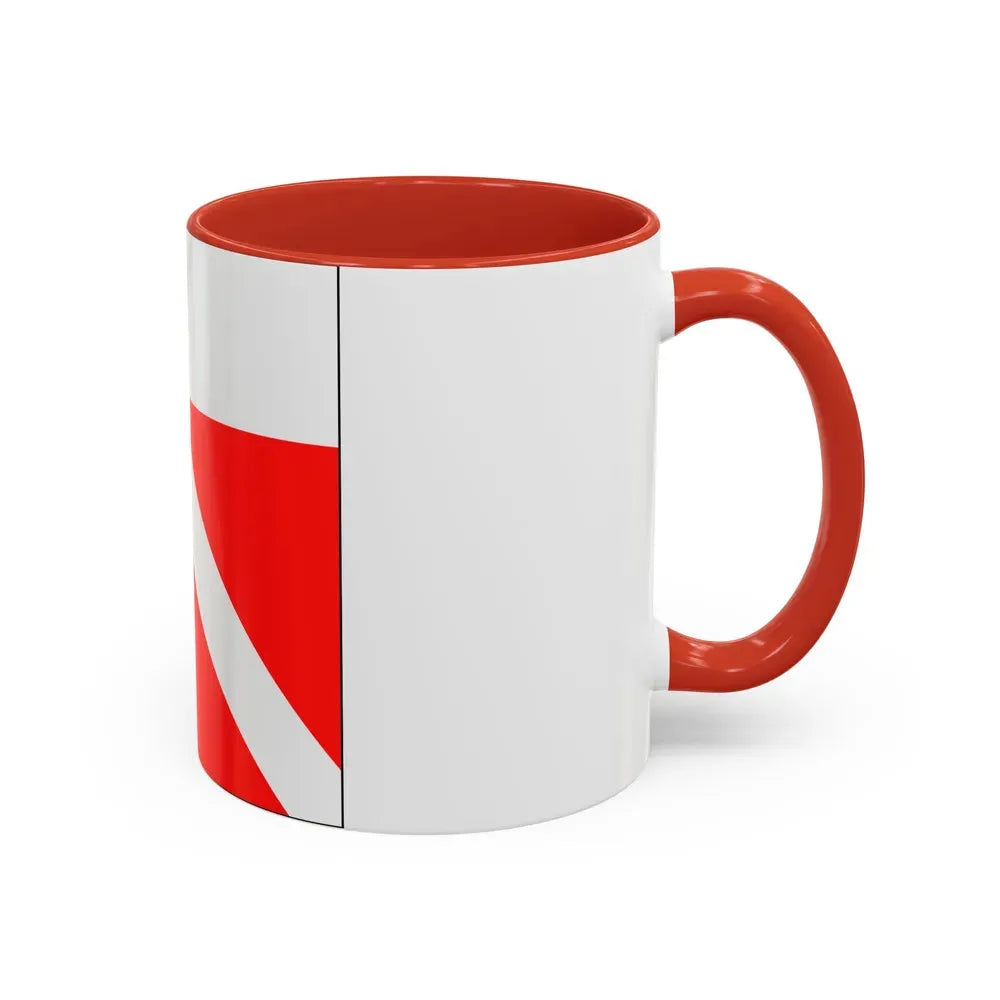 Flag of Yens Switzerland - Accent Coffee Mug - Go Mug Yourself