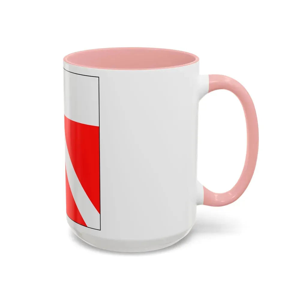 Flag of Yens Switzerland - Accent Coffee Mug - Go Mug Yourself