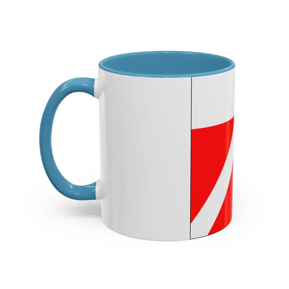 Flag of Yens Switzerland - Accent Coffee Mug - Go Mug Yourself