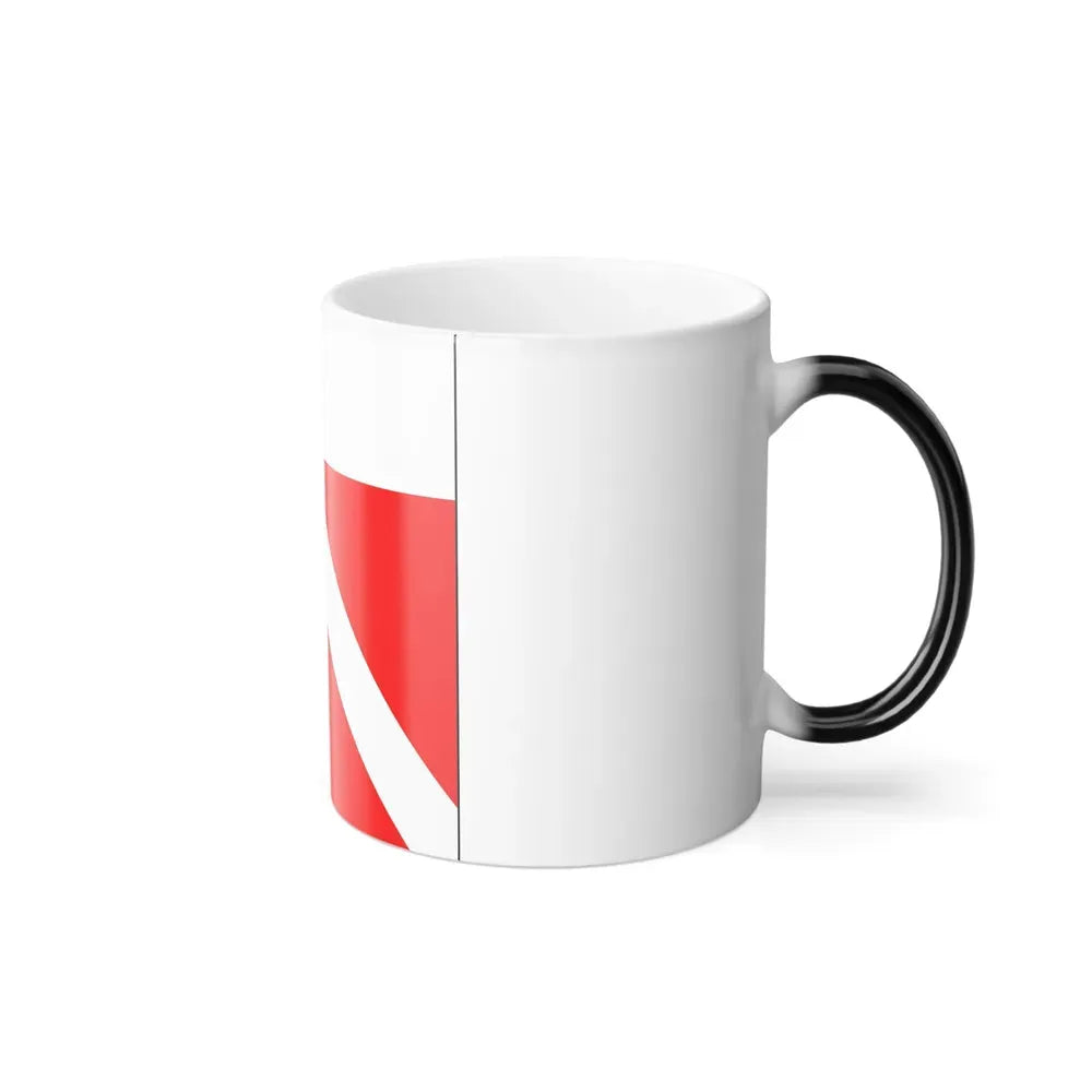 Flag of Yens Switzerland - Color Changing Coffee Mug - Go Mug Yourself