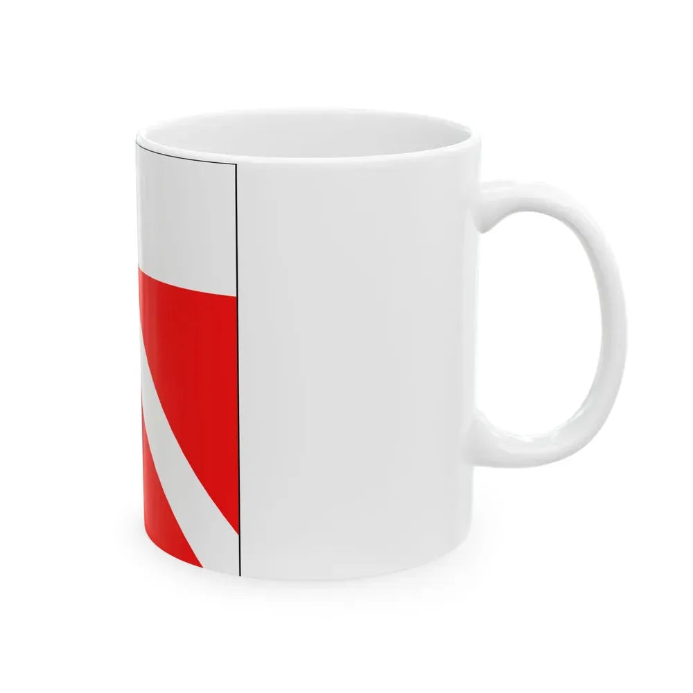 Flag of Yens Switzerland - White Coffee Mug - Go Mug Yourself