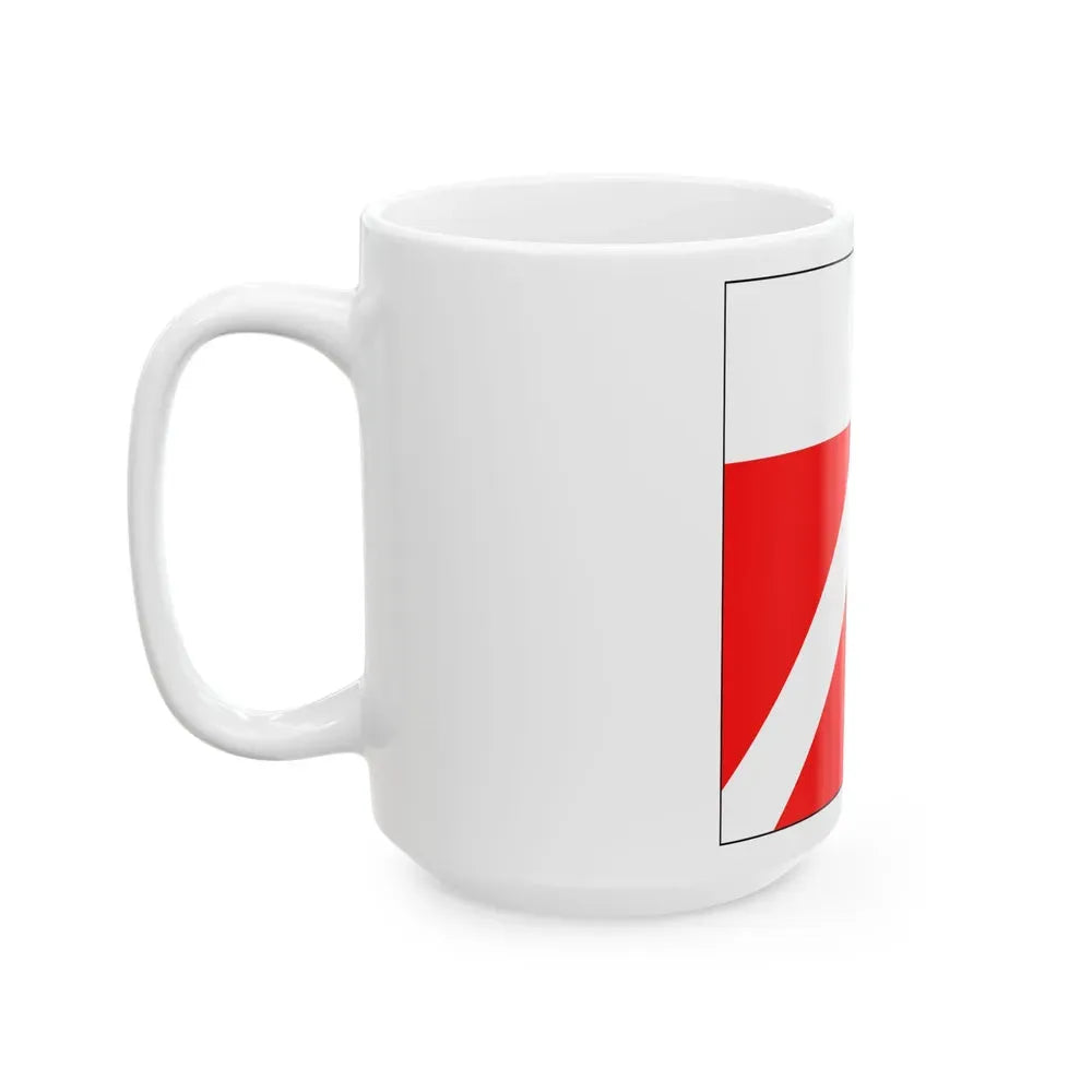 Flag of Yens Switzerland - White Coffee Mug - Go Mug Yourself