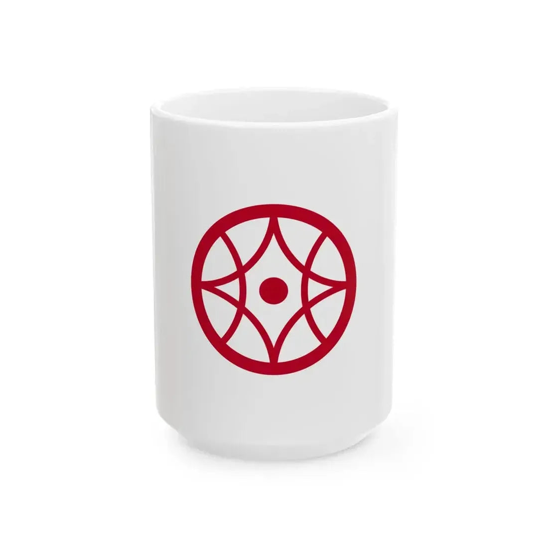 Flag of Yokkaichi Mie (Japan) White Coffee Mug 15oz - Go Mug Yourself