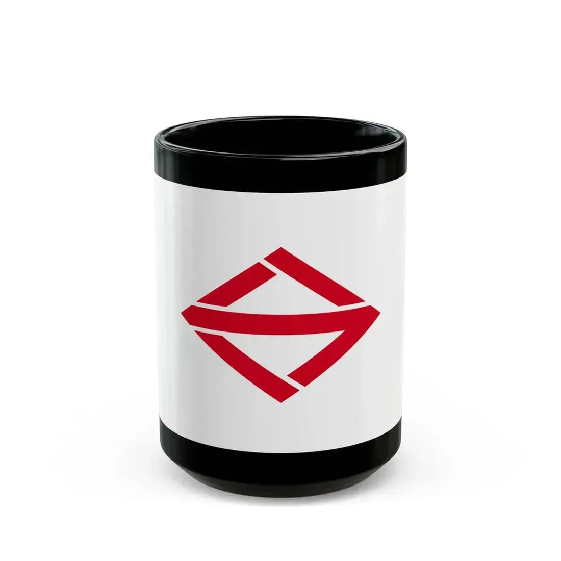 Flag of Yokohama Kanagawa Japan - Black Coffee Mug 15oz - Go Mug Yourself