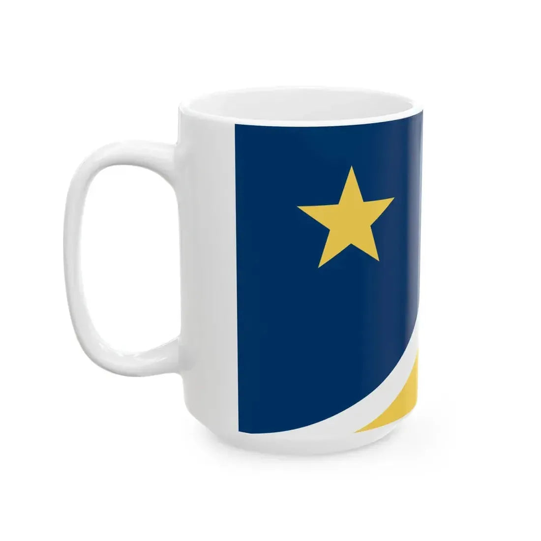 Flag of Yorba Linda California (United States) White Coffee Mug - Go Mug Yourself