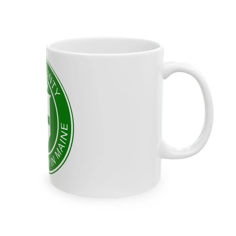Flag of York County Maine (United States) White Coffee Mug - Go Mug Yourself