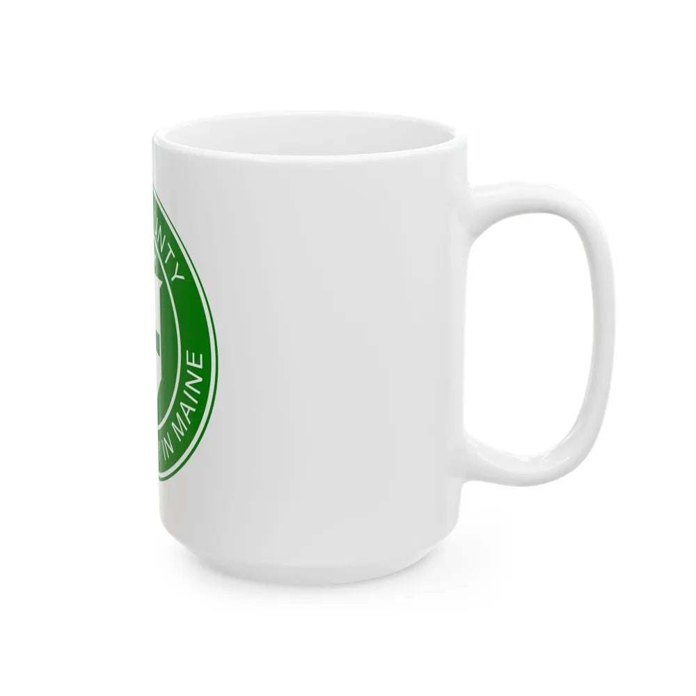 Flag of York County Maine (United States) White Coffee Mug - Go Mug Yourself