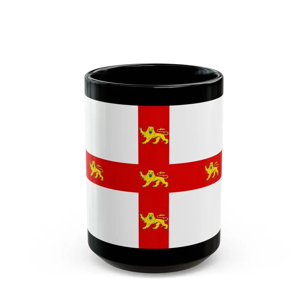 Flag of York UK - Black Coffee Mug 15oz - Go Mug Yourself