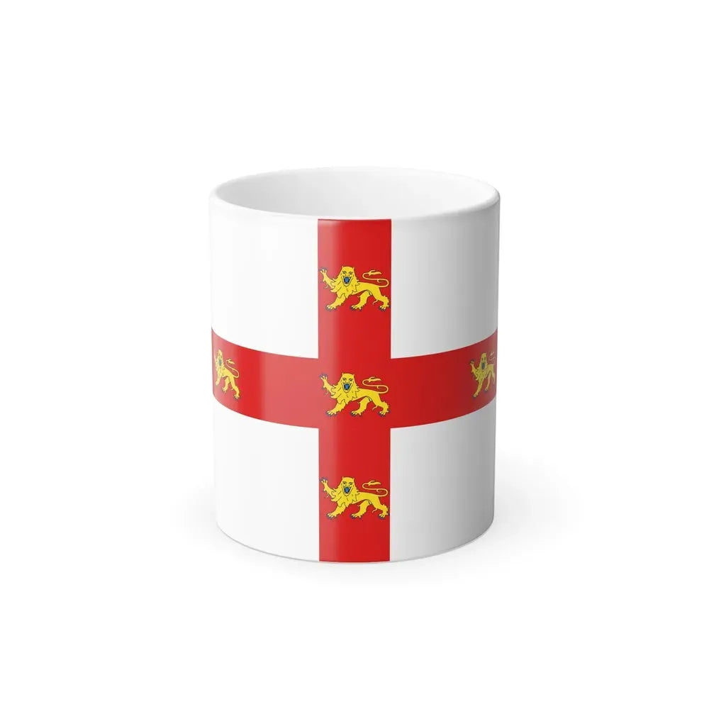 Flag of York UK - Color Changing Coffee Mug 11oz - Go Mug Yourself