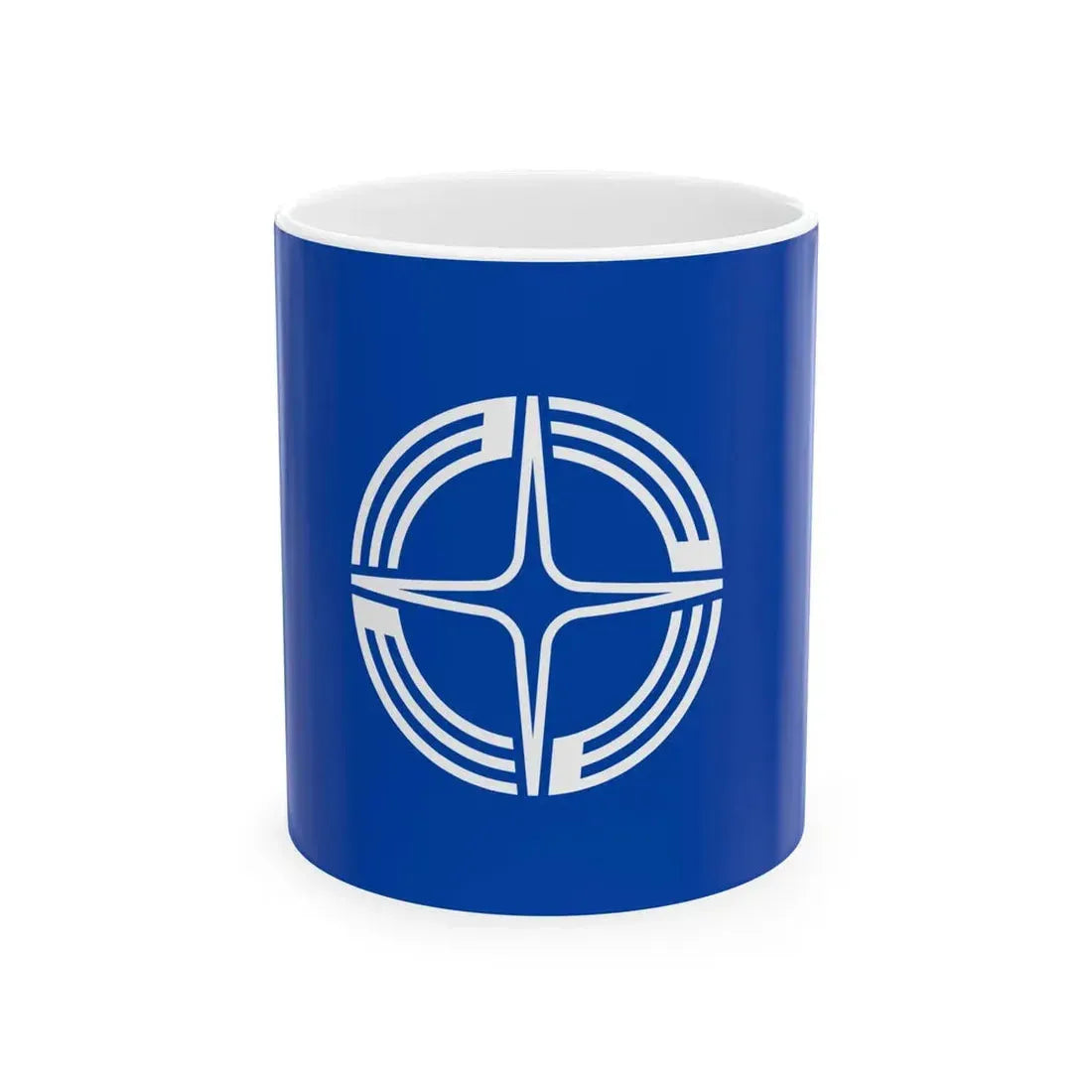 Flag of Yoshida Shizuoka (Japan) White Coffee Mug 11oz - Go Mug Yourself