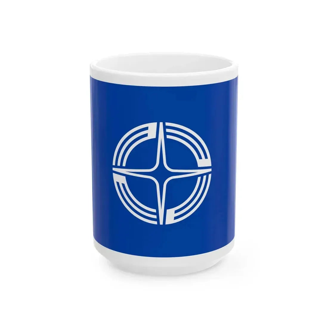 Flag of Yoshida Shizuoka (Japan) White Coffee Mug 15oz - Go Mug Yourself