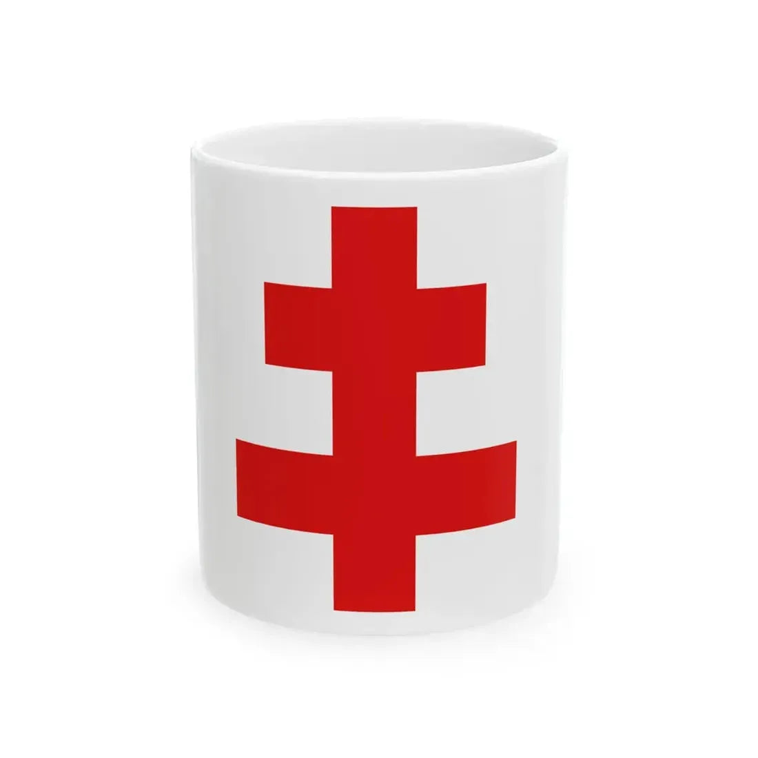 Flag of Ypres (Belgium) White Coffee Mug 11oz - Go Mug Yourself